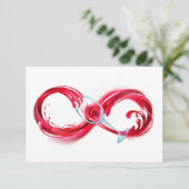 Invitation Infinity (Debout devant)