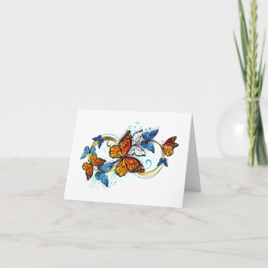 Invitation Infinity of Monarch Butterflies (Devant)