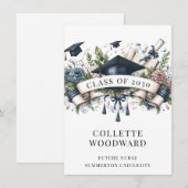 Invitation Infirmière (Devant / Derrière)