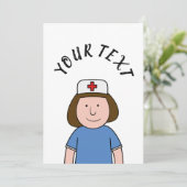 Invitation Infirmière (Debout devant)