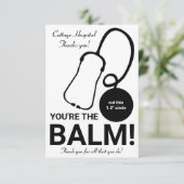 Invitation Infirmière Appréciation, EOS baume de lèvre merci  (Debout devant)