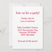 Invitation Infirmière de chat de bande dessinée avec le (Dos)