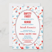 Invitation Infirmière Infirmière Diplôme de l'école de soins  (Devant)