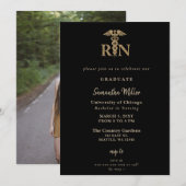 Invitation Infirmière inscrite à la RN Licence de photographi (Devant / Derrière)