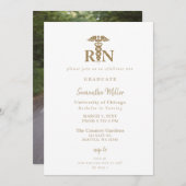 Invitation Infirmière inscrite à la RN Licence de photographi (Devant / Derrière)