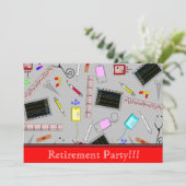 Invitation Infirmière ou retraite Médicale (Debout devant)