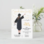 Invitation Infirmière Portrait Personnalisée Inv Médicale Gra (Debout devant)