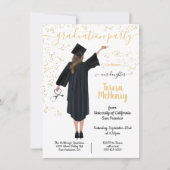 Invitation Infirmière Portrait Personnalisée Inv Médicale Gra (Devant)