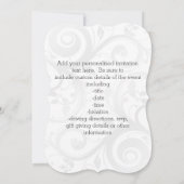 Invitation Infirmière rose de croix/remous (Dos)