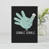 Invitation infirmière Turquie Gobble Squad ER infirmière Than (Debout devant)