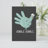 Invitation infirmière Turquie Gobble Squad ER infirmière Than (Debout devant)