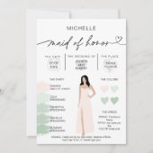 Invitation Infographie de la palette de couleurs de l'image d (Devant)