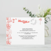 Invitation Informations de voyage pour un mariage en Crète (Debout devant)