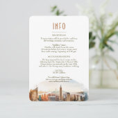 Invitation Informations et détails sur le carton d'invitation (Debout devant)