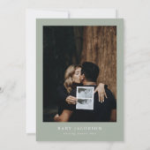 Invitation INGE Baby shower scandinave de couronne d'hiver (Dos)