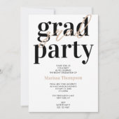 Invitation Ingénieur mécanique Diplôme universitaire (Devant)