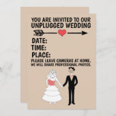 INVITATION INITATIONS MARIAGES NON PLUGUES (AUCUNE PHOTOS AUT (Devant / Derrière)