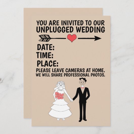 INVITATION INITATIONS MARIAGES NON PLUGUES (AUCUNE PHOTOS AUT (Devant / Derrière)