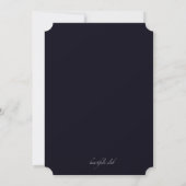Invitation initiale en or (Dos)