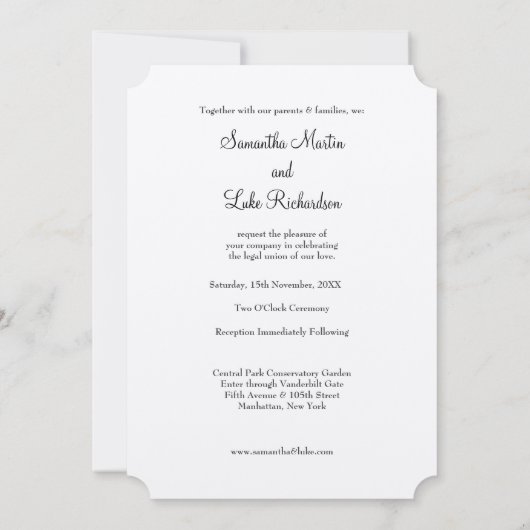 Invitation Initiales de l'arbre d'aquarelle mariage découpées (Dos)