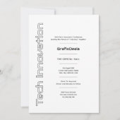 Invitation Innovation technologique Entreprise Événements mod (Devant)