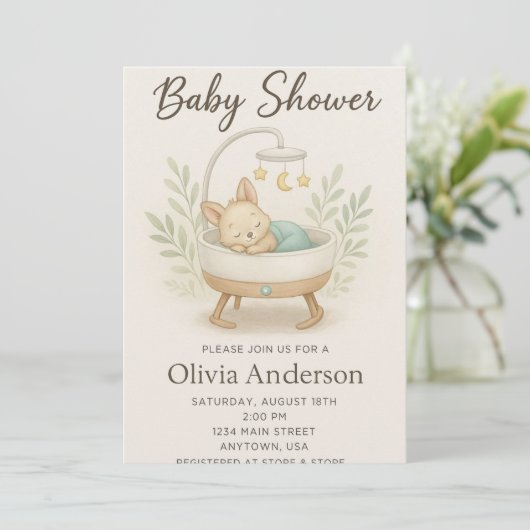 Invitation Innovations pour bébé (Debout devant)