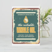 Invitation Innsmouth Whale Oil Lovecraft (Debout devant)