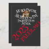 Invitation Inquisition espagnole (Devant / Derrière)