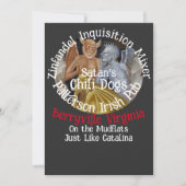 Invitation Inquisition espagnole (Devant)