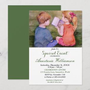 INVITATION INSCRIPTION À UNE SOIRÉE DE LECTURE ENTRE AMIS ET 