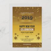 Invitation Insecte d'invitation de partie de nouvelle année (Devant / Derrière)