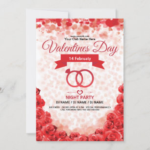Invitation Insecte d'invitation de Saint-Valentin