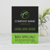 Invitation Insecte du soin 5x7 de pelouse (Debout devant)