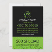 Invitation Insecte du soin 5x7 de pelouse (Dos)