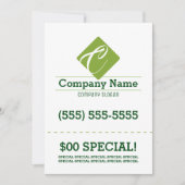 Invitation Insecte du soin 5x7 de pelouse (Devant)