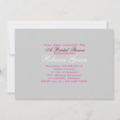 Invitation Inséparable Boho Chic fête de thé de la douche nup (Dos)