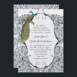 Invitation Inséparable Motif Whimsical Peacock de la marine M<br><div class="desc">Inséparable de la Marine Peacock Wedding Invitations voir plus vintage paon bird products Peacock Wedding Invitations Vintage Art Nouveau Peacock Bird Parade Mariage -voir plus Vintage Bird Products Vintage Paisley Peacock Colors or Fuchsia and Lime Paisley Faire-part de mariage -Paisley Peacock Colours Wedding Invitations, RSVP, Save the Date and Direction...</div>