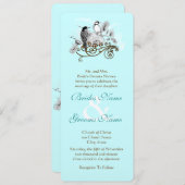 Invitation Inséparable Vintage rustique Mariage Woodpecker (Devant / Derrière)