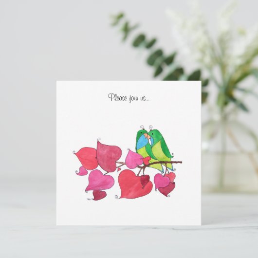 Invitation Inséparables (Debout devant)