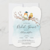 Invitation Inséparables Couple nuptiale douche (Devant)