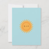 Invitation Inséparables de caricatures mignons (jour) Mariage (Dos)