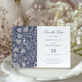 Invitation Inséparables de la marine et de la crème Sauvez la