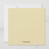 Invitation Inséparables Mariage campagnard créatif unique (Dos)