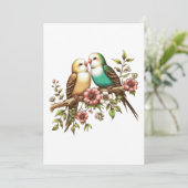 Invitation Inséparables mariages (Debout devant)