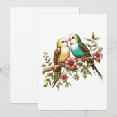 Invitation Inséparables mariages (Devant / Derrière)