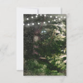 Invitation Inséparables + Pine Tree Night Mariage Numéro de t (Dos)