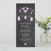 Invitation Inséparables rustiques de tableau de bord Mason Ja (Debout devant)