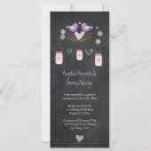 Invitation Inséparables rustiques de tableau de bord Mason Ja (Devant)