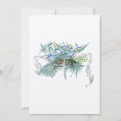 Invitation Inséparables Vintages de Peacock (Dos)