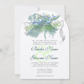 Invitation Inséparables Vintages de Peacock (Devant)